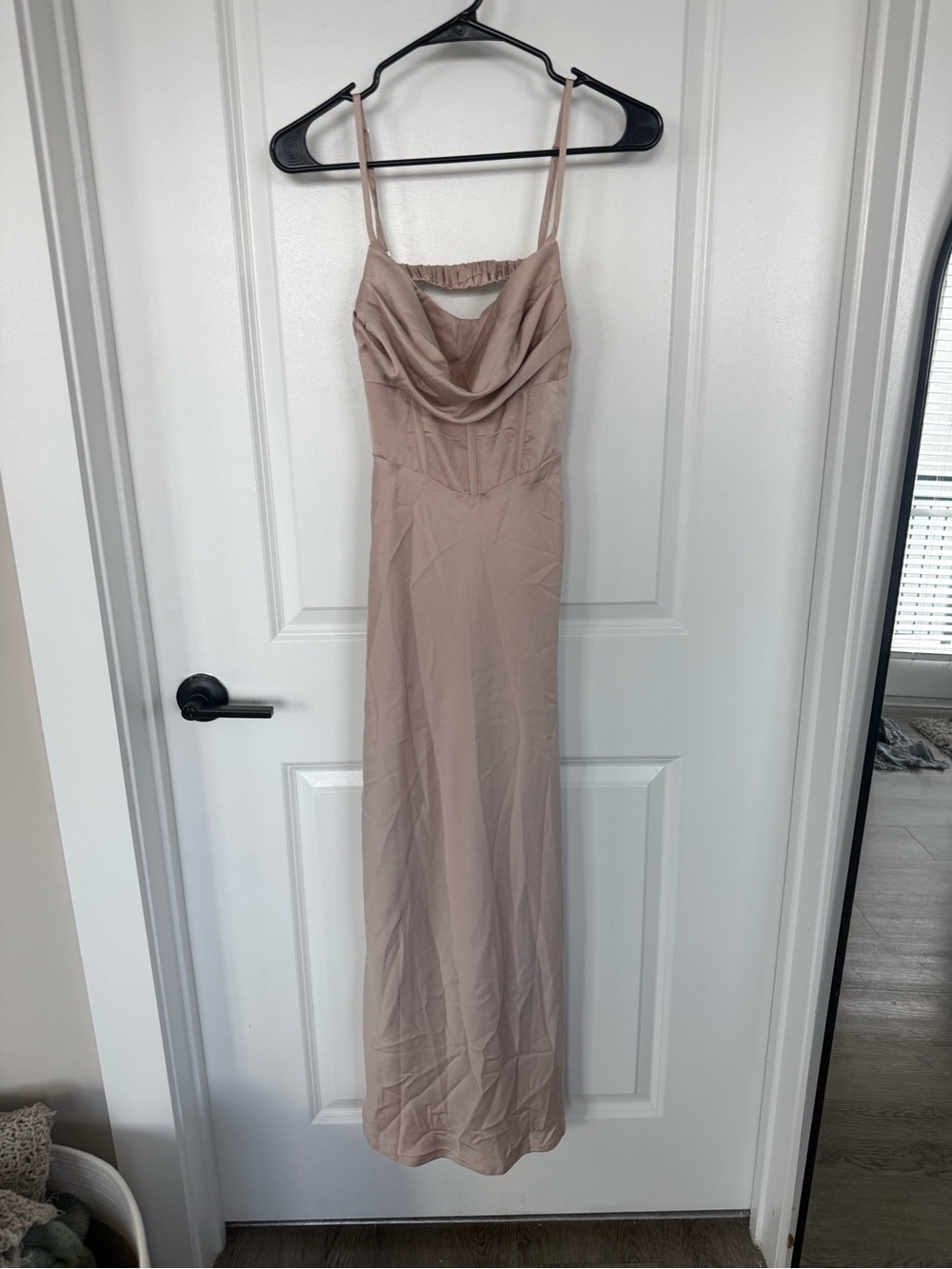 Princess Polly Dusty Mauve Cowl Neck Maxi Slip Dress